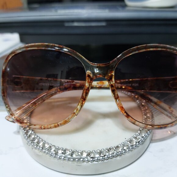 Foster Grant Fashion sunglasses women Maxblock floral trasluscent gradient lense - Picture 9 of 10